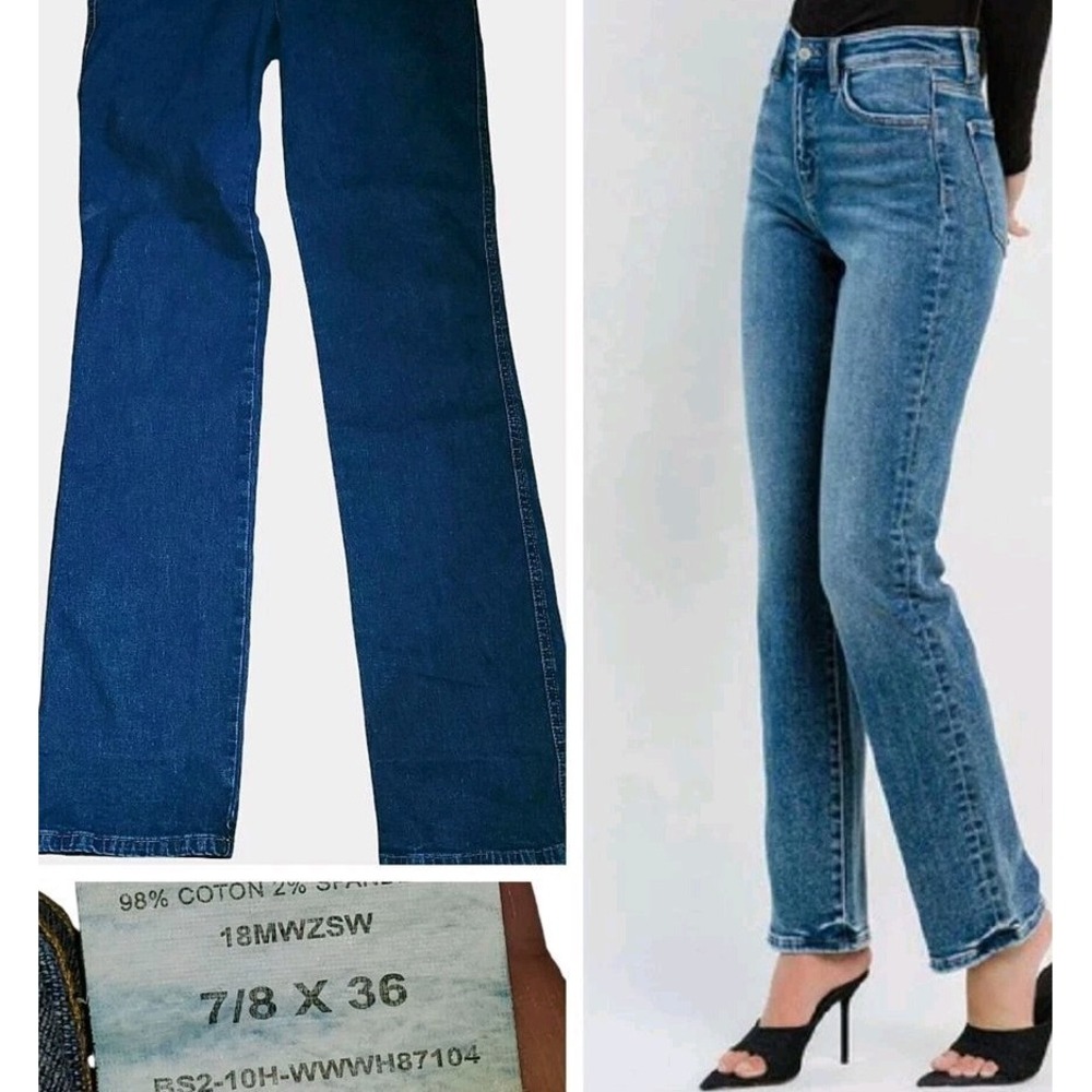Vintage Wrangler Jeans Size 7/8x36 28x36 Slim Cowboy Rodeo Straight Mid USA Work
